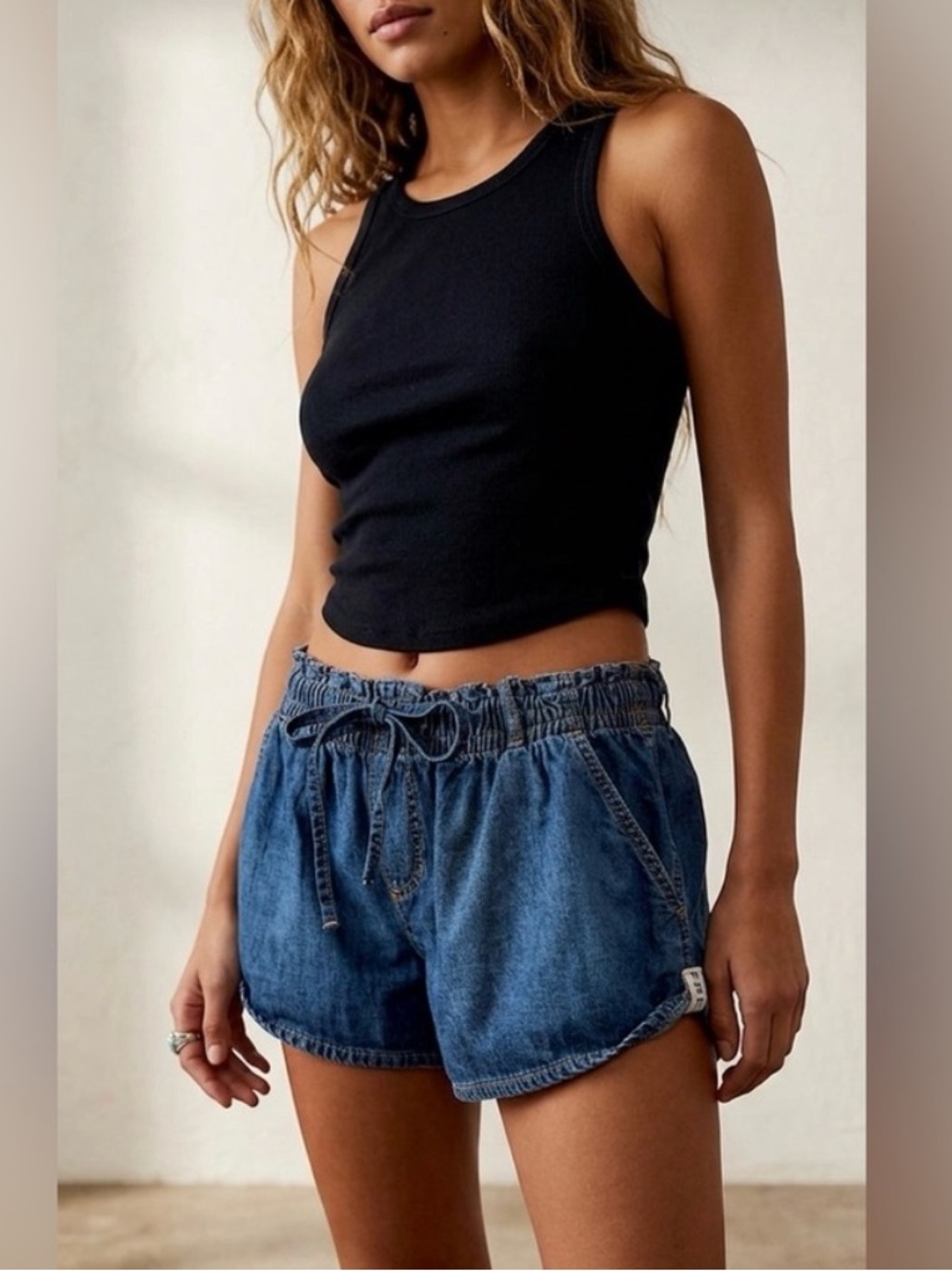 NWT Free People We The Free Masie Meadow Pull-On Shorts Medium - Picture 4 of 11